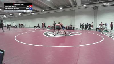 110 lbs Cons. Round 2 - Soren Jensen, Champions Wrestling Club vs Grey Richardson, The Storm Wrestling Center