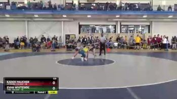 125 lbs Champ. Round 2 - Kaden Majcher, Lycoming College vs Evan Whiteside, Thiel College