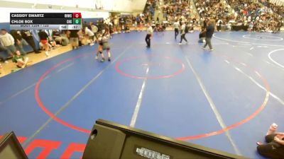 125 lbs Cons. Round 2 - Chloe Box, Canyon High School vs Cassidy Swartz, Rolling Hills Wrestling Club