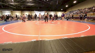 60 lbs Rr Rnd 2 - Chaedyn Wood, Coalgate Wildcat Wrestling Club vs Lawson DeLozier, Ada Youth Wrestling