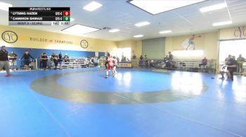 52.5kg 1st Place Match - Lytning Hazen, Community Youth Center - Conco vs Cameron Shirazi, Community Youth Center - Conco