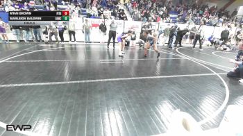 110 lbs Final - M'Kai Brown, Pitbull Wrestling Academy vs Marleigh Baldwin, Broken Arrow Wrestling Club