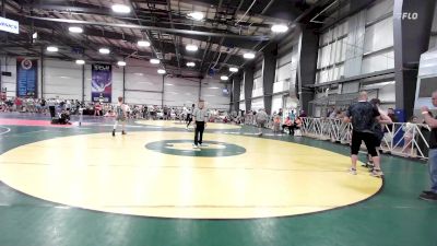 127 lbs Rr Rnd 2 - Cael Short, Mat Warriors Blue vs Dustin Goodlin, Micky's Maniacs Grey