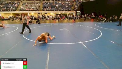 5th - 6th grade - 74 Champ. Round 2 - Tucker Braddock, Central Iowa Wrestling Club /Team Intensity vs Blake Halsted, Viking Wrestling Club (IA)