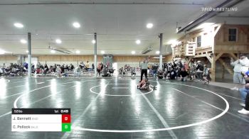 52 lbs Round Of 16 - Josiah Bennett, Endicott vs Carter Pollock, Baldwinsville