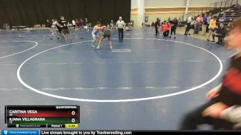 127 lbs Quarterfinal - Iliana Villagrana, TX vs Caritina Vega, OK