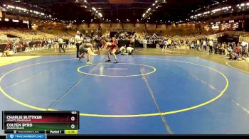160 lbs Cons. Round 4 - Colten Byrd, Jensen Beach vs Charlie Buttiker, Hewitt-Trussville