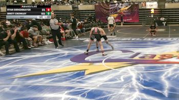 127 lbs Semis & 1st Wrestleback (8 Team) - Ryan Birkenmayer, Stillwater, MN vs Brett Crowley, Vacaville, CA