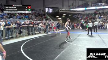 100 lbs Quarterfinal - Andrew Wasko, STA vs Brett Koster, Hoxie Kids
