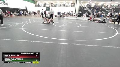 126 lbs Cons. Round 6 - Bradley Lazzerini, Team Tulsa vs Makai Smalley, Open Mats