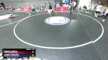150 lbs Quarterfinal - Sergio Porras, Granite Wrestling Club vs Joseph Toscano, The Empire Wrestling Club