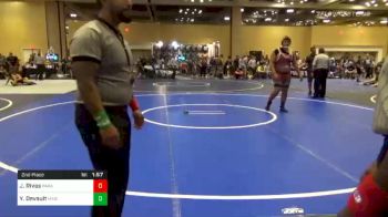 Match - Johnathan Rivas, Paramount High School vs Yehezquel Devault, Mxw