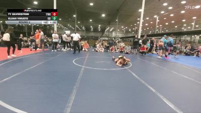 100 lbs Round 2 - Elijah Viruete, East Carolina Elite vs Ty Silverstrim, Team Tugman WC