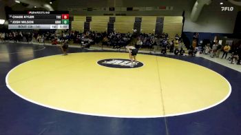 141 lbs Champ. Round 1 - Chase Kyler, Thiel vs Josh Wilson, Greensboro