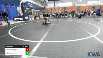 83 lbs Semifinal - Raine Deatherage, Tecumseh Youth Wrestling vs Barrett Coleman, D3 Wrestling Cluib