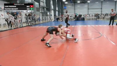 92 lbs Round 5 - 3:00pm Friday - Paxton Beckett, Backyard Brawlers vs Liam Freeman, Minnesota Funky Singlets