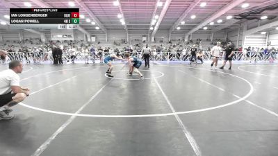 152 lbs Rr Rnd 3 - Ian Longenberger, Blue Wave vs Logan Powell, 4M Strength