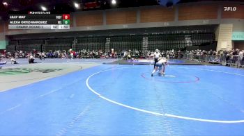130 lbs Champ. Round 3 - Lilly May, Foothill vs Alexa Ortiz-Marquez, Kelso