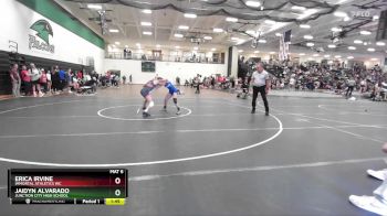 105 lbs Quarterfinal - Erica Irvine, Immortal Athletics WC vs Jaidyn Alvarado, Junction City High School