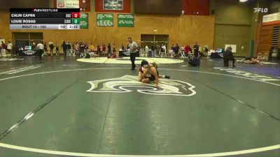165 lbs Champ. Round 1 - Louie Rosas, San Joaquin Delta College vs Calin Capra, Sacramento City College