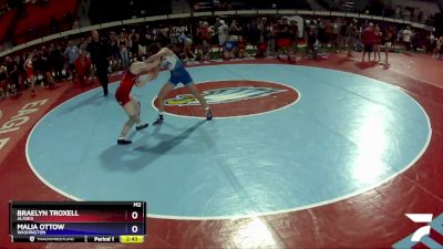 120 lbs Quarterfinal - Braelyn Troxell, Alaska vs Malia Ottow, Washington