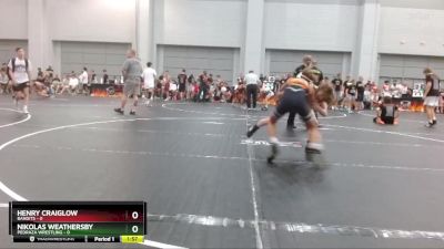 106 lbs Semis (4 Team) - Nikolas Weathersby, Pedraza Wrestling vs Henry Craiglow, Bandits