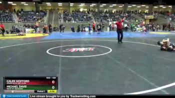 120 lbs Quarterfinal - Caleb Wofford, Salem Elite Mat Club vs Michael Davis, Rock Of Redmond