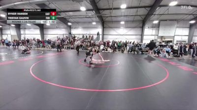 144 lbs Round 1 (16 Team) - Ryker Hansen, Cheyenne East vs Tristan Gauvin, Fossil Ridge