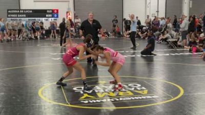 105 lbs Rr Rnd 1 - Alessia De Lucia, Razor PinkWave - GK12E vs Kyree Davis, MGW Lady Knockouts - GK12E