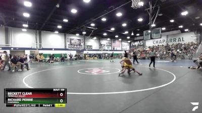 126 lbs Semifinal - Beckett Clear, Temecula Valley vs Richard Perrie, Chaparral