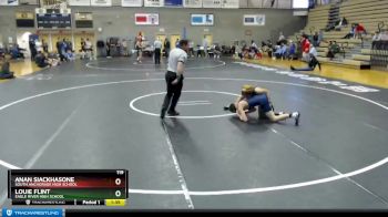 119 lbs Semifinal - Louie Flint, Eagle River High School vs Anan Siackhasone, South Anchorage High School