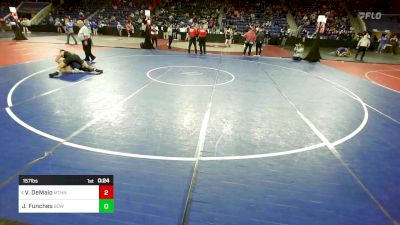 157 lbs Round Of 64 - Vincent DeMaio, Methuen vs Josiah Funches, Bow