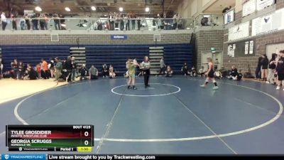 85/95 Round 4 - Tylee Grosdidier, Payette Wrestling Club vs Georgia Scruggs, Homedale WC