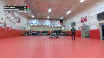 155 lbs Cons. Round 3 - Kamille Wadsworth, Green River vs Sophia Garner, Steamboat Springs