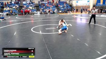 106 lbs Round 3 - Ezekiel Martinez, Gretna vs Gavin Kassing, Kearney JV
