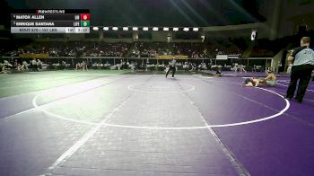 157 lbs Quarterfinal - Matox Allen, Liberty vs Enrique Santana, Life
