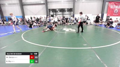 141 lbs Quarterfinal - Mathius Garza, Brothers Of WOW vs Bentley Sly, NC United