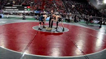 6A 175 lbs Champ. Round 1 - Camden Crespi, Meridian vs Jefferson Lyman, Ridgevue