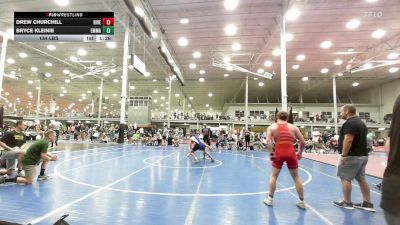 134 lbs Rr Rnd 1 - Drew Churchill, River Valley Rebels - HSAm vs Bryce Kleinie, Emmaus - HSAm