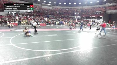 64 lbs Cons. Round 5 - Camden Longley, Oregon Wrestling Club vs Carson Hebel, Denmark Youth Wrestling