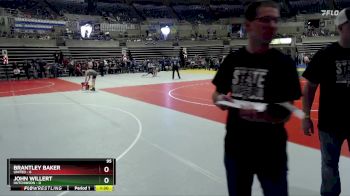 95 lbs Placement (4 Team) - John Willert, Hutchinson vs Brantley Baker, UNITED