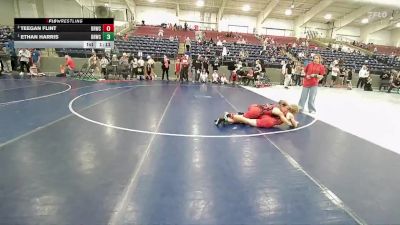 110 lbs Cons. Semi - Ethan Harris, Bear River Wrestling Club vs Teegan Flint, Bear River Wrestling Club