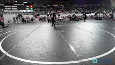 58 lbs Consi Of 16 #2 - Michael Mairel, Perry Wrestling Club vs Bennett Grose, Ponca City Wildcat Wrestling