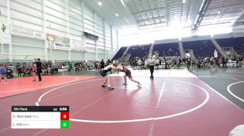 150 lbs 5th Place - Coen Burrows, Boulder City vs Landon Hill, Brighton WC