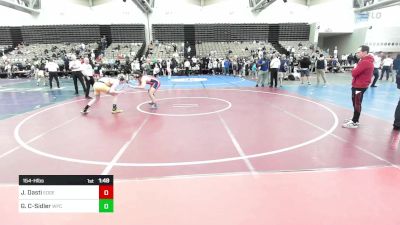 154-H lbs Quarterfinal - Joseph Dasti, Edge Wrestling vs Greyson Catlow-Sidler, William Penn Charter