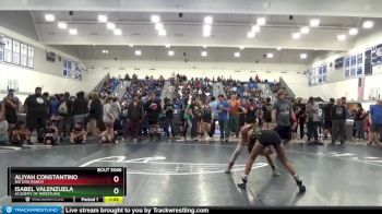101 lbs Quarterfinal - Isabel Valenzuela, Academy Of Wrestling vs Aliyah Constantino, Big Dog Ranch