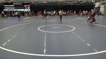 197 lbs Semifinal - Chris Wells, Lassen College vs Ryan George, Santa Rosa Junior College