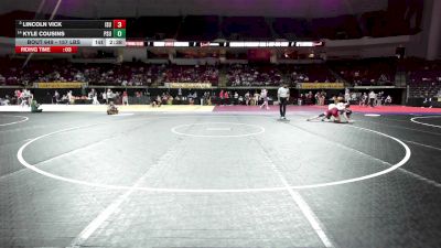 157 lbs Round Of 16 - Lincoln Vick, Iowa State vs Kyle Cousins, Pennsylvania State