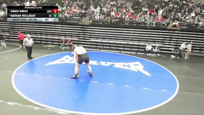 6A 285 lbs Quarterfinal - Jared Smith, Lone Peak vs Nathan Holladay, Corner Canyon