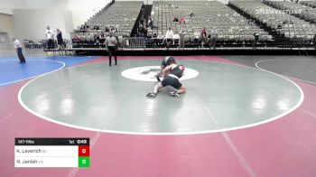 147-H lbs Consi Of 16 #2 - Kenny Leverich, Barn Brothers vs Nick Janish, West Essex